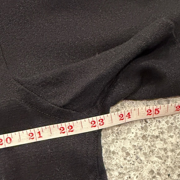 Men's Black Short-Sleeve Button-Down Camp Collar Stripped Shirt Large - Picture 3 of 6